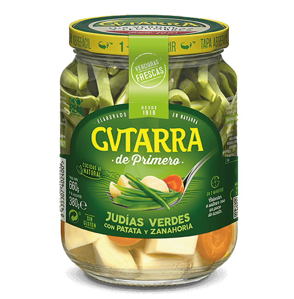 Judías verdes, patatas y zanahorias - Gvtarra